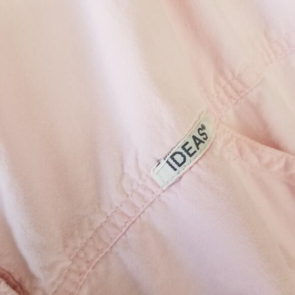 Ideas Vintage Sleeveless One Piece Jumpsuit Romper Pink, Women's Size Large - Picture 6 of 12